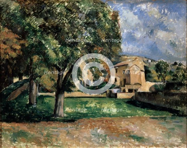 Trees in a Park, Jas de Bouffan', 1885-1887.  Artist: Paul Cezanne