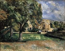 Trees in a Park, Jas de Bouffan 1885-1887. Artist: Paul Cezanne