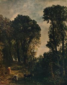 Trees Near Hampstead Church 1829, (c1915). Artist: John Constable