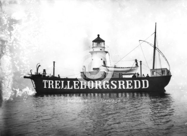 Trelleborgsredd lightship, Trelleborg, Sweden. Creator: Unknown.