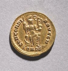 Tremissis of Honorius (reverse), 395-423. Creator: Unknown