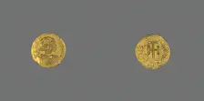 Tremissis (Coin) of Justinian II, 685-695. Creator: Unknown