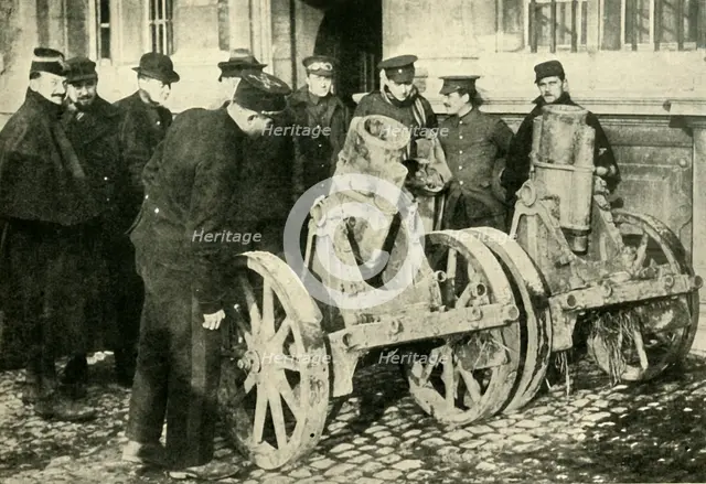 Trench mortars captured from the Germans, First World War, 1914, (c1920). Creator: Unknown.