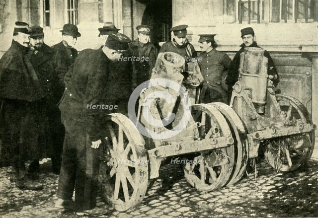 Trench mortars captured from the Germans, First World War, 1914, (c1920). Creator: Unknown.