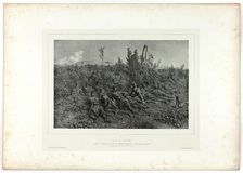 Trench guard, from Souvenirs d’Italie: Expédition de Rome, 1853. Creator: Auguste Raffet