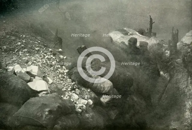 'Trench Warfare in the Argonne', (1919). Creator: Unknown.