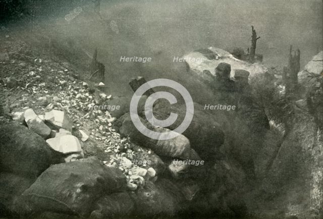 'Trench Warfare in the Argonne', (1919). Creator: Unknown.