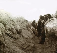 Trenches, Champagne, northern France, c1914-c1918