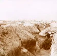 Trenches, Champagne, northern France, c1914-c1918
