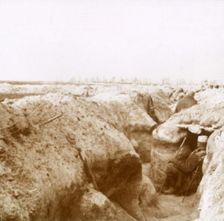 Trenches, Champagne, northern France, c1914-c1918