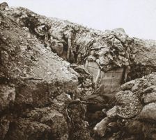 Trenches, Champagne, northern France, c1914-c1918