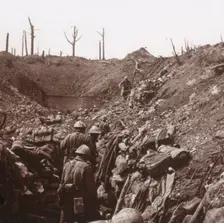 Trenches, Fort Vaux, northern France, c1914-c1918