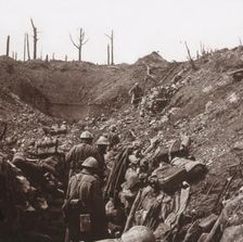 Trenches, Fort Vaux, northern France, c1914-c1918