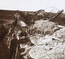 Trenches, Mont Haut, northern France, c1914-c1918