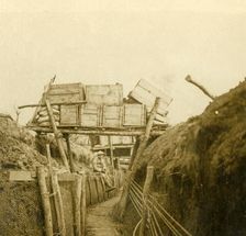 Trenches near Les Éparges, northern France, c1914-c1918