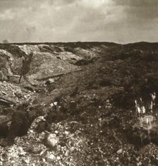 Trenches, Somme, northern France, c1914-c1918