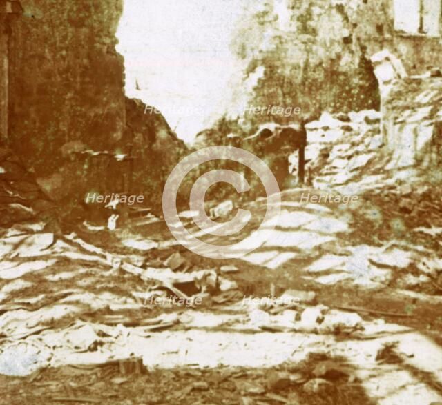 Trenches, Pervijze, Flanders, Belgium, c1914-c1918. Artist: Unknown.