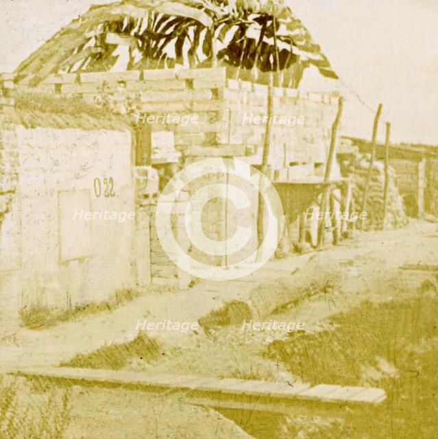 Trenches, Pervijze, Flanders, Belgium, c1914-c1918. Artist: Unknown.