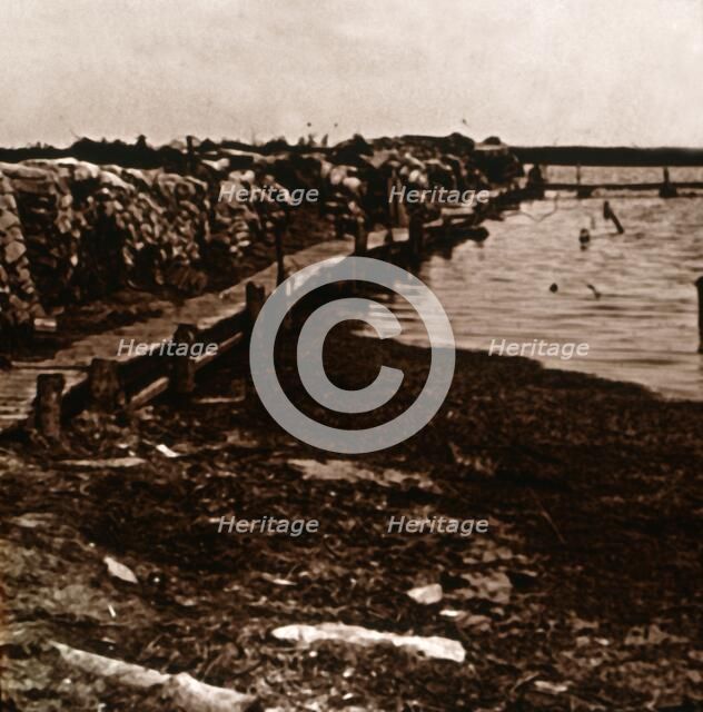 Trenches, Ramskapelle, Belgium, c1914-c1918. Artist: Unknown.