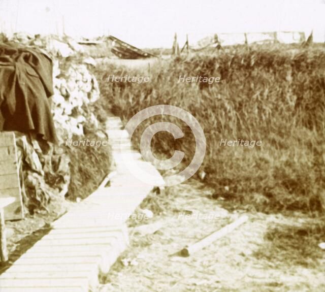 Trenches, Ramskapelle, Belgium, c1914-c1918. Artist: Unknown.