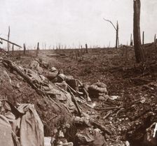 Trenches, Vaux, northern France, c1914-c1918