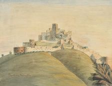 Trencin Castle, 1882. Creator: Jozef Konyoki