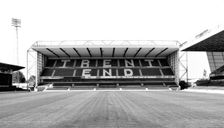 Trent End Stand, the City Ground, Nottingham Forest Football Club stadium, Nottinghamshire, 1995. Artist: Ian Brown