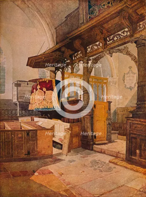 'Trentham Church', c1810. Artist: John Sell Cotman.