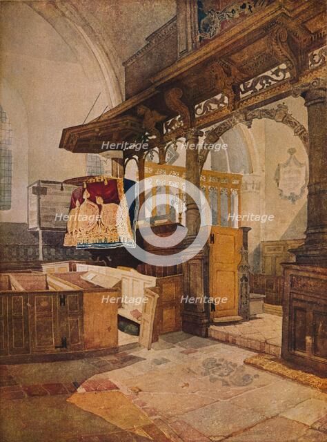 'Trentham Church', c1810. Artist: John Sell Cotman.