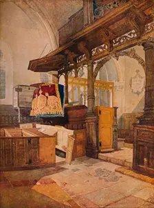 Trentham Church c1810. Artist: John Sell Cotman