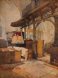 Trentham Church c1810. Artist: John Sell Cotman