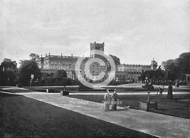 'Trentham Hall: South Front', c1896. Artist: Harrison & Son.