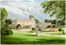 Trentham Hall, Staffordshire, home of the Duke of Sutherland, c1880