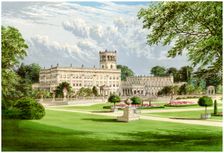 Trentham Hall, Staffordshire, home of the Duke of Sutherland, c1880