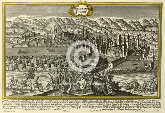 Trento, c1740. Creator: Johann Georg Ringlin.