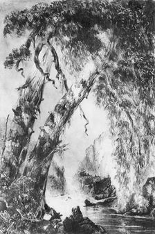 Trenton Falls, New York, 1836. Creator: Robert Jones