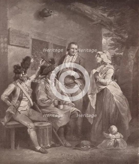 'Trepanning a Recruit', 1791 (1909). Artist: George Keating.