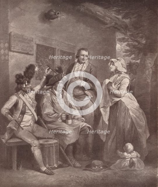 'Trepanning a Recruit', 1791 (1909). Artist: George Keating.