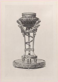 Trépied par Gouthières, 1866. Creator: Jules-Ferdinand Jacquemart