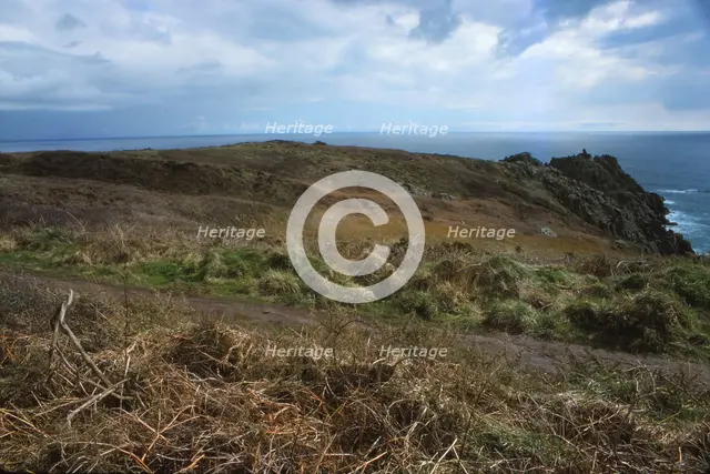 Treryn Dinas, Iron Age Cliff-Castle, c3rd century BC, Cornwall, 20th century.  Artist: CM Dixon.