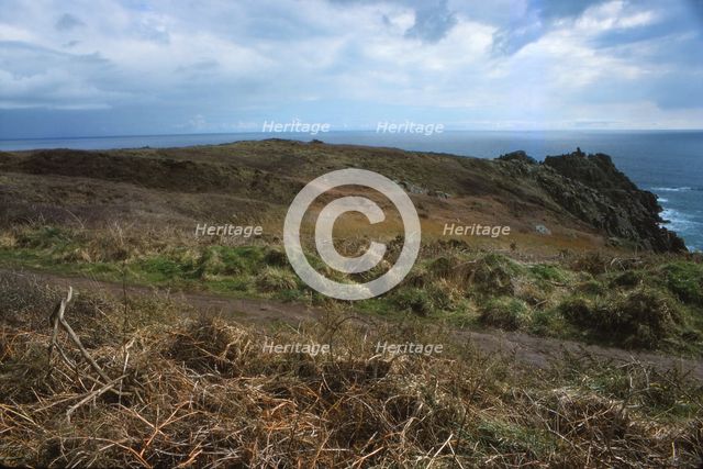 Treryn Dinas, Iron Age Cliff-Castle, c3rd century BC, Cornwall, 20th century.  Artist: CM Dixon.