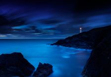 Trevose Lighthouse, Trevose Head, St Merryn, Cornwall, 2023. Creator: James O Davies