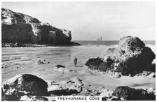 Trevaunance Cove, Cornwall Coast, 1937
