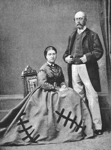 'TRH Prince and Princess Christian, 1866 1891. Creator: Unknown