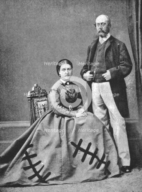 ''TRH Prince and Princess Christian, 1866', 1891. Creator: Unknown.
