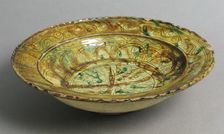 Tricolor Bowl, Byzantine, 14th century. Creator: Unknown