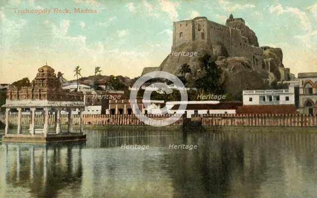 'Trichinopoly Rock, Madras', 1917.  Creator: Unknown.