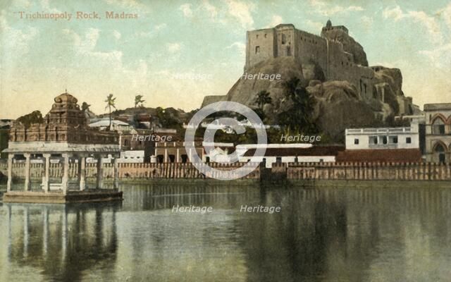 'Trichinopoly Rock, Madras', 1917.  Creator: Unknown.