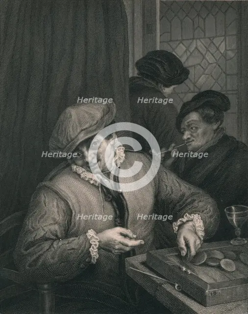 'Trictrac', mid 17th century, (mid 19th century). Creator: Johann Leonhard Appold.