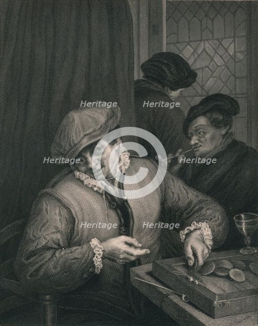 'Trictrac', mid 17th century, (mid 19th century). Creator: Johann Leonhard Appold.